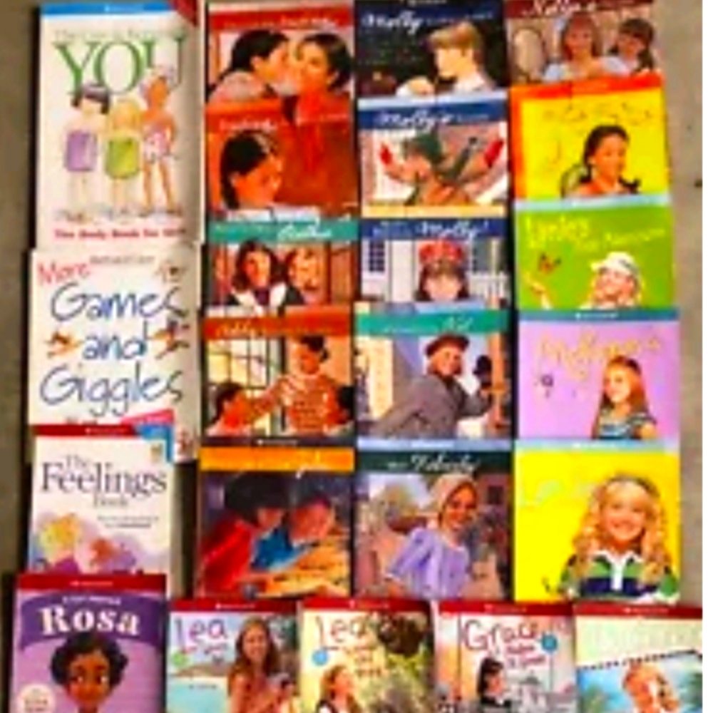 Lot of 23 American Girl books incl. Care and Keeping of You